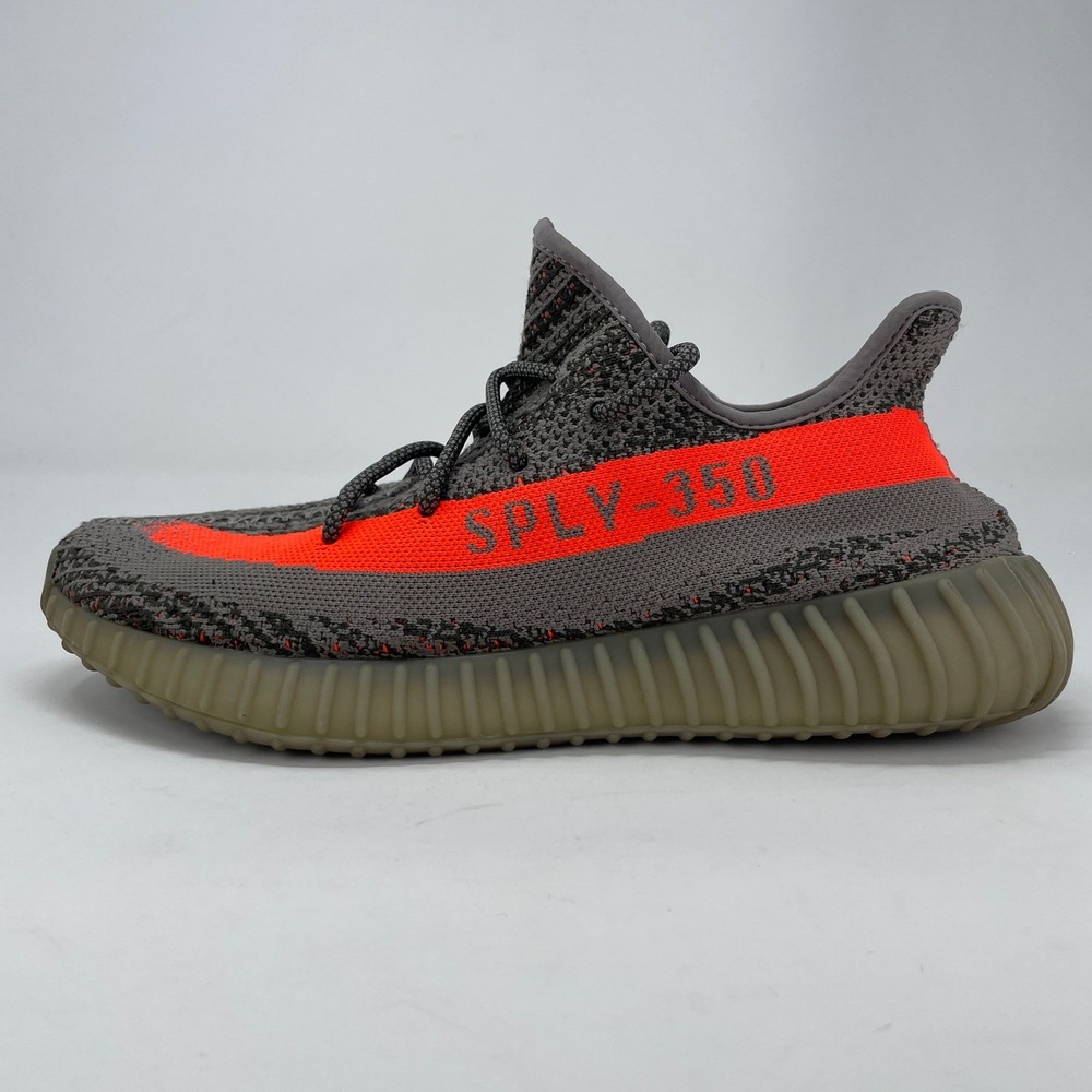 Adidas Yeezy Boost 350 V2 Beluga Gray Solar Red BB1826 Men 11.5 Iconic Shoes '16